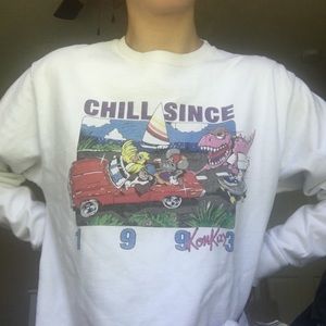 John Galt Chill Since 1993 Cropped Sweatshirt